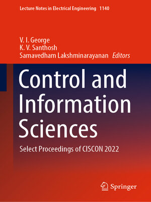 cover image of Control and Information Sciences